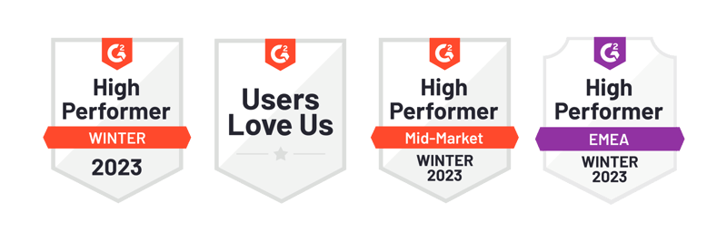 G2 badges