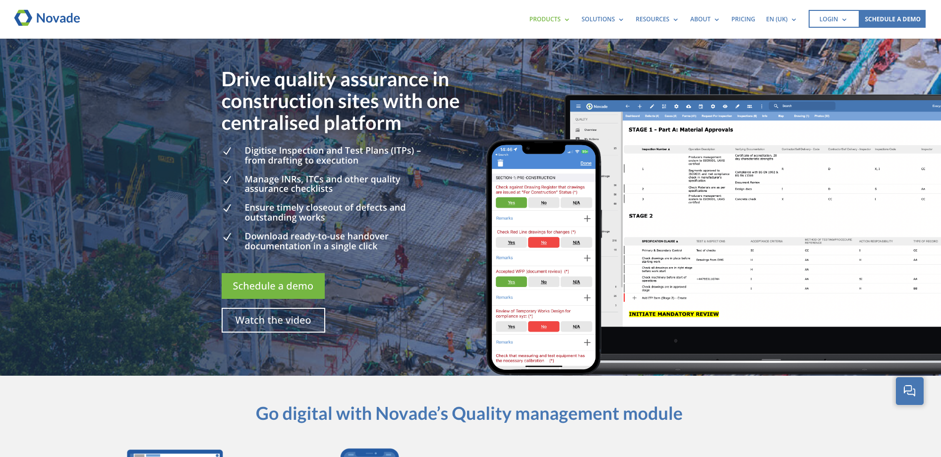 Novadee 6 Best Construction Quality Management Software Solutions
