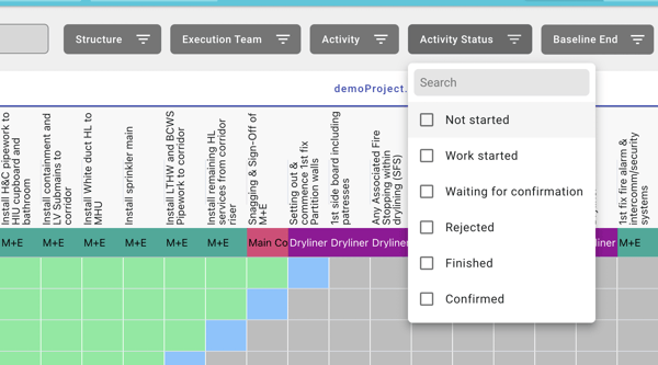 Track Free - Filter your construction deliverables