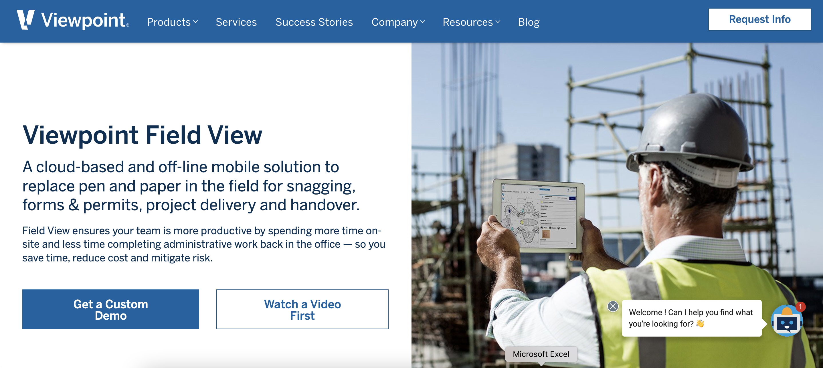 construction project management comparison Viewpoint Field View