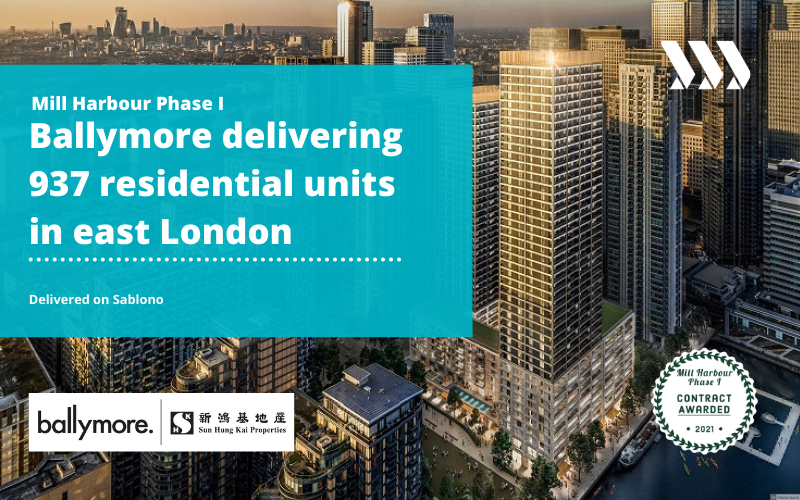 Mill Harbour Phase I Project with Ballymore Sablono Platform